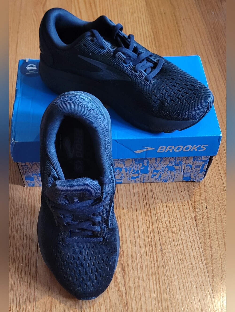 Brooks Ghost 16 Black Running Shoes- NEW with Box (NIB) Size: 7 - Picture 10 of 13